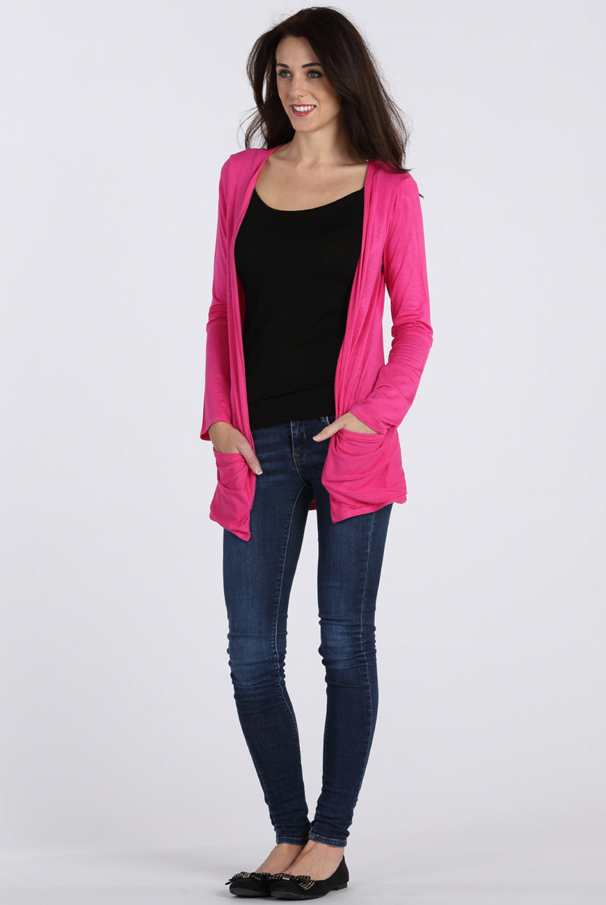 Plus Size Long Sleeve Pocket Cardigan cardigan WearAll