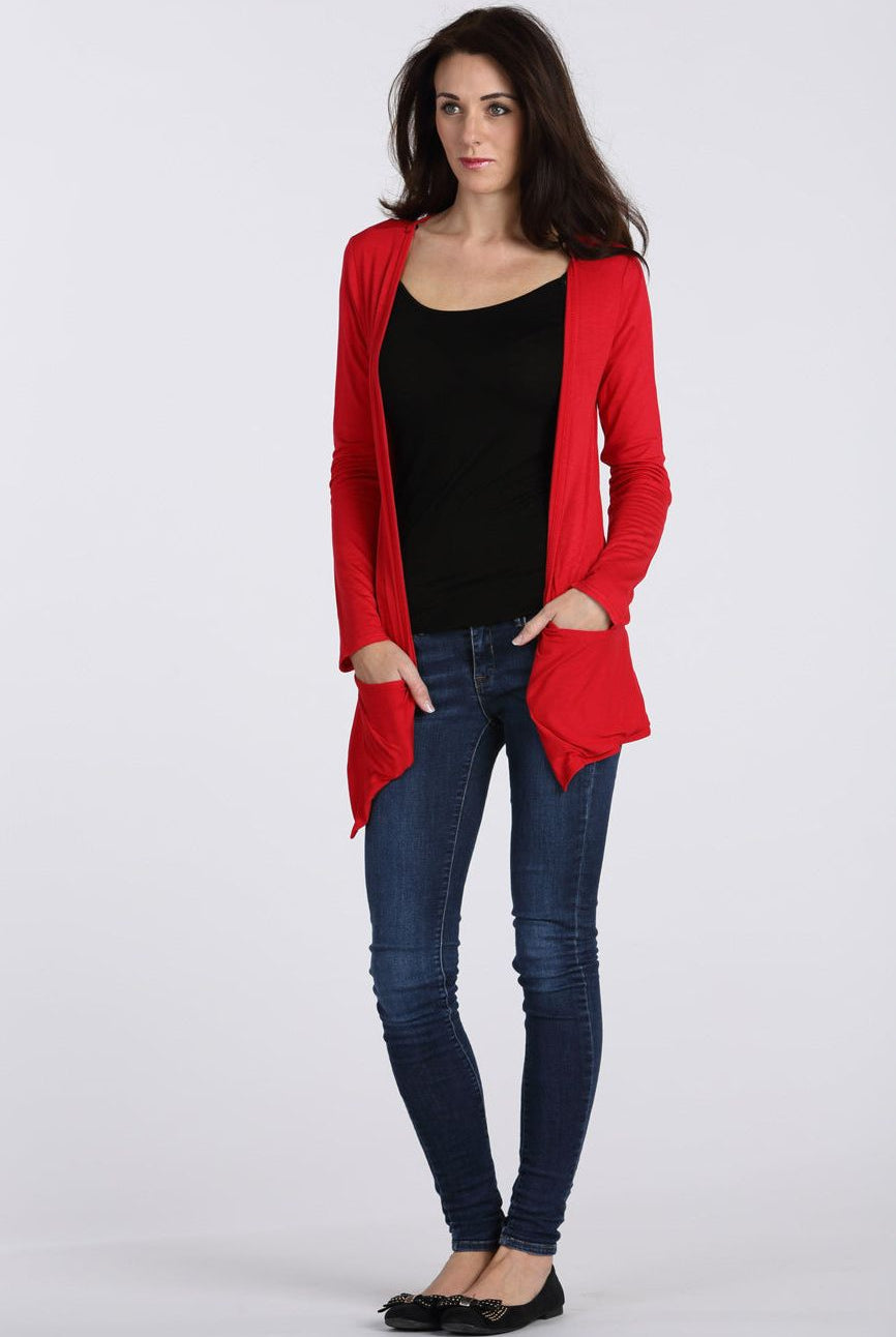 Plus Size Long Sleeve Pocket Cardigan cardigan WearAll