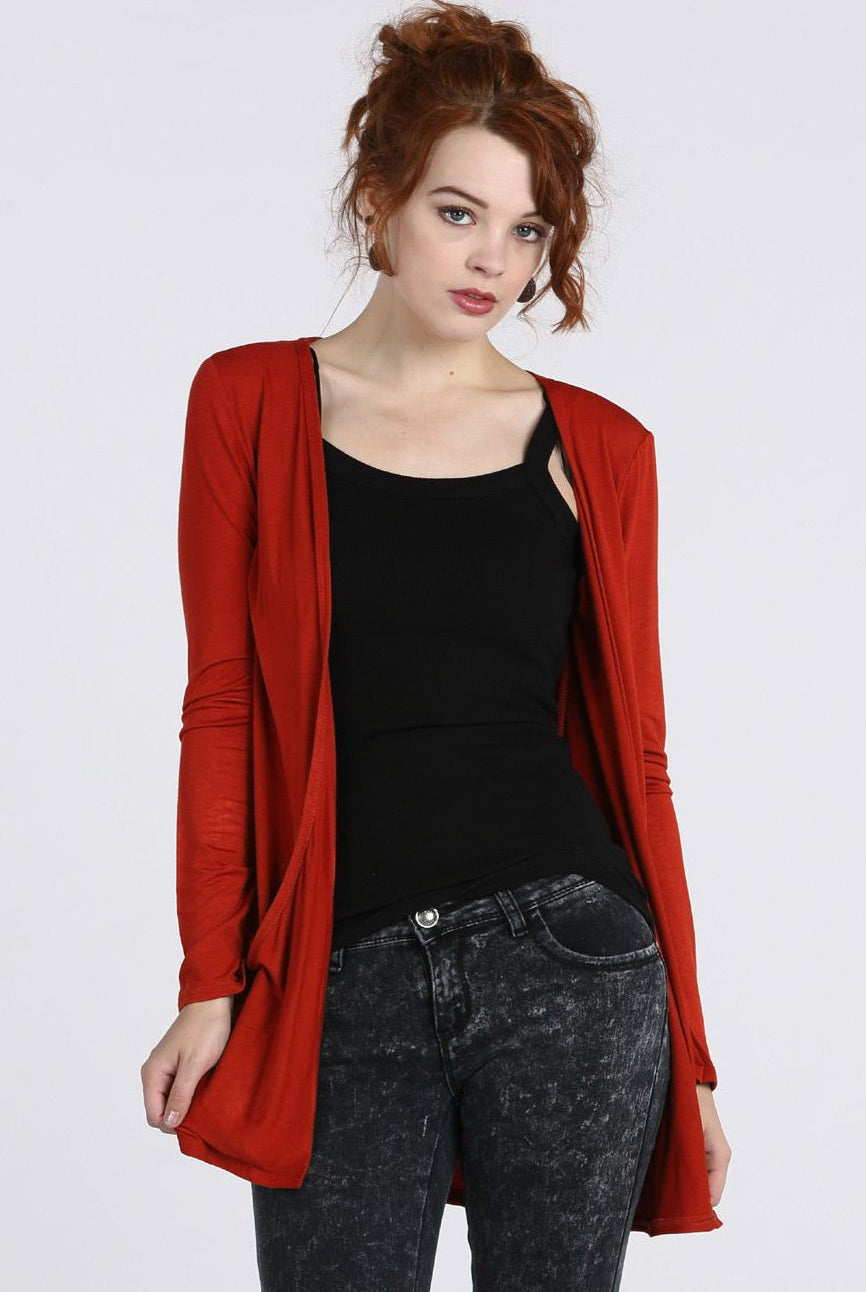 Plus Size Long Sleeve Pocket Cardigan cardigan WearAll