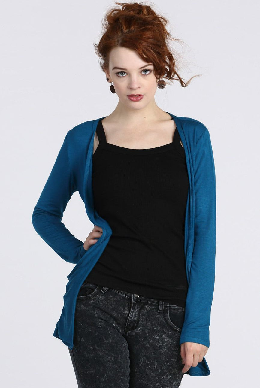 Plus Size Long Sleeve Pocket Cardigan cardigan WearAll
