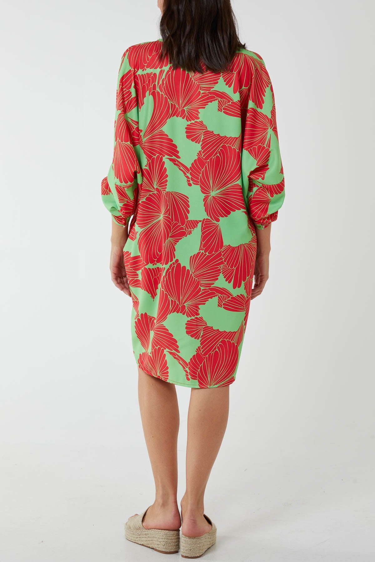 Floral Twisted Front Midi Dress Dress WearAll