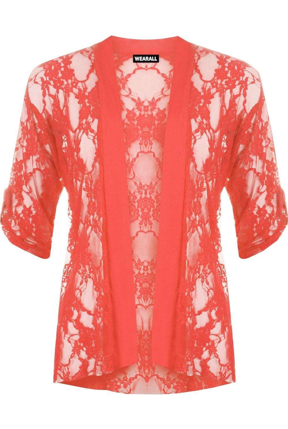 Lace Open Short Cardigan Top cardigan WearAll