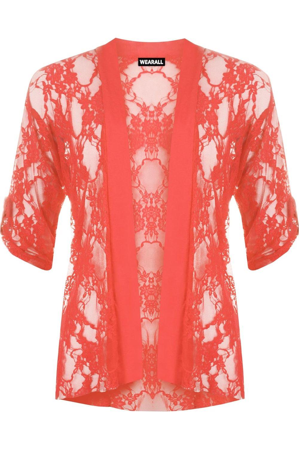 Lace Open Short Cardigan Top cardigan WearAll