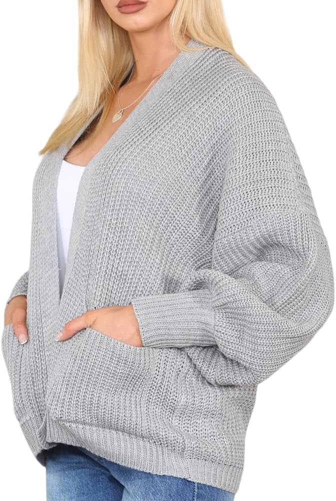 Short Balloon Sleeve Cardigan One Size (10-18) Apparel & Accessories WearAll