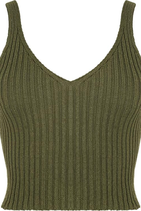 Knitted Bra Vest Top Vests WearAll