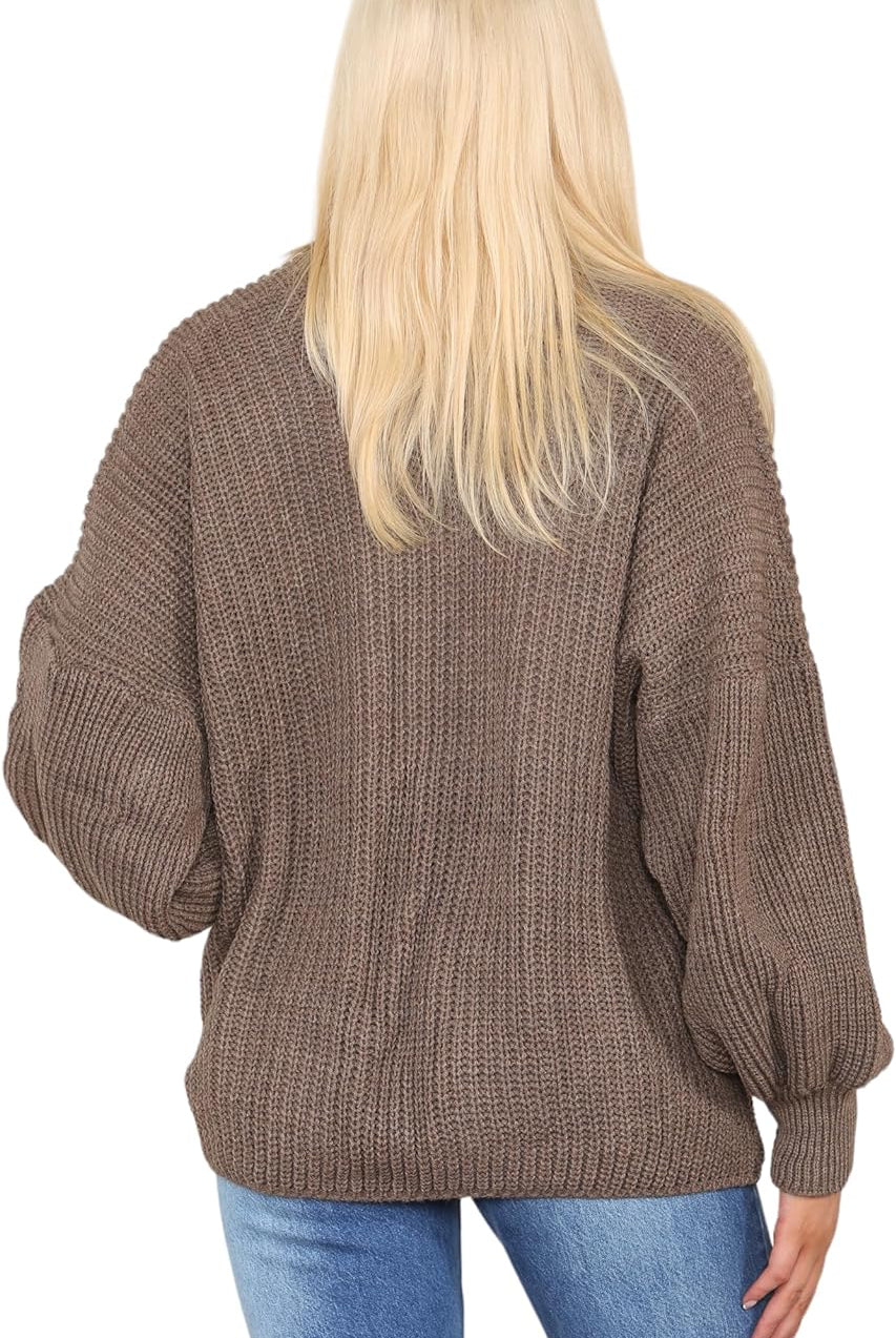 Short Balloon Sleeve Cardigan One Size (10-18) Apparel & Accessories WearAll