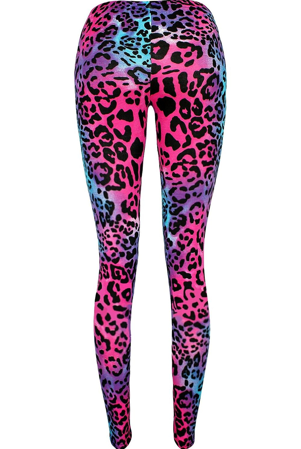 Plus Size Animal Multi Leopard Print Leggings Leggings WearAll
