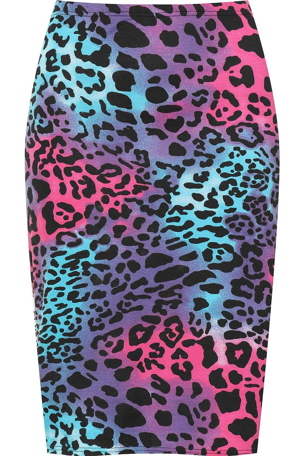 Printed Stretch Pencil Midi Skirt Skirt WearAll