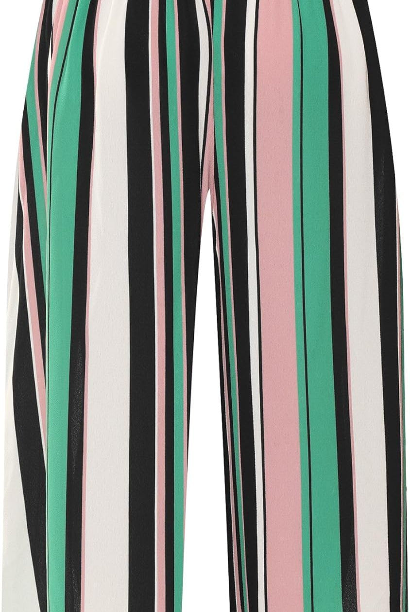 Multi Striped Print Culottes Shorts Culottes WearAll