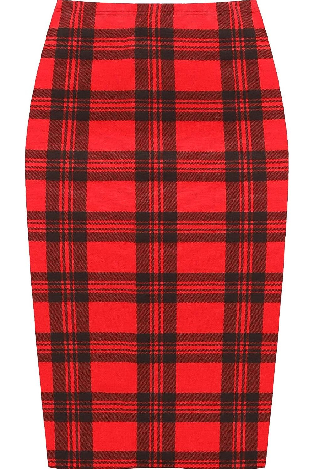 Printed Stretch Pencil Midi Skirt Skirt WearAll