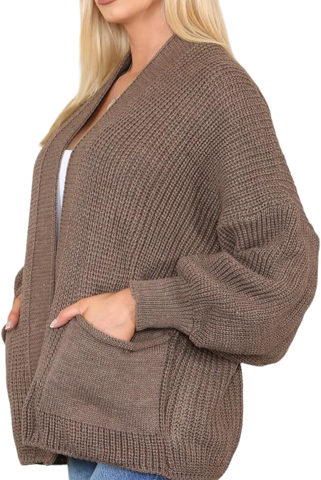 Short Balloon Sleeve Cardigan One Size (10-18) Apparel & Accessories WearAll