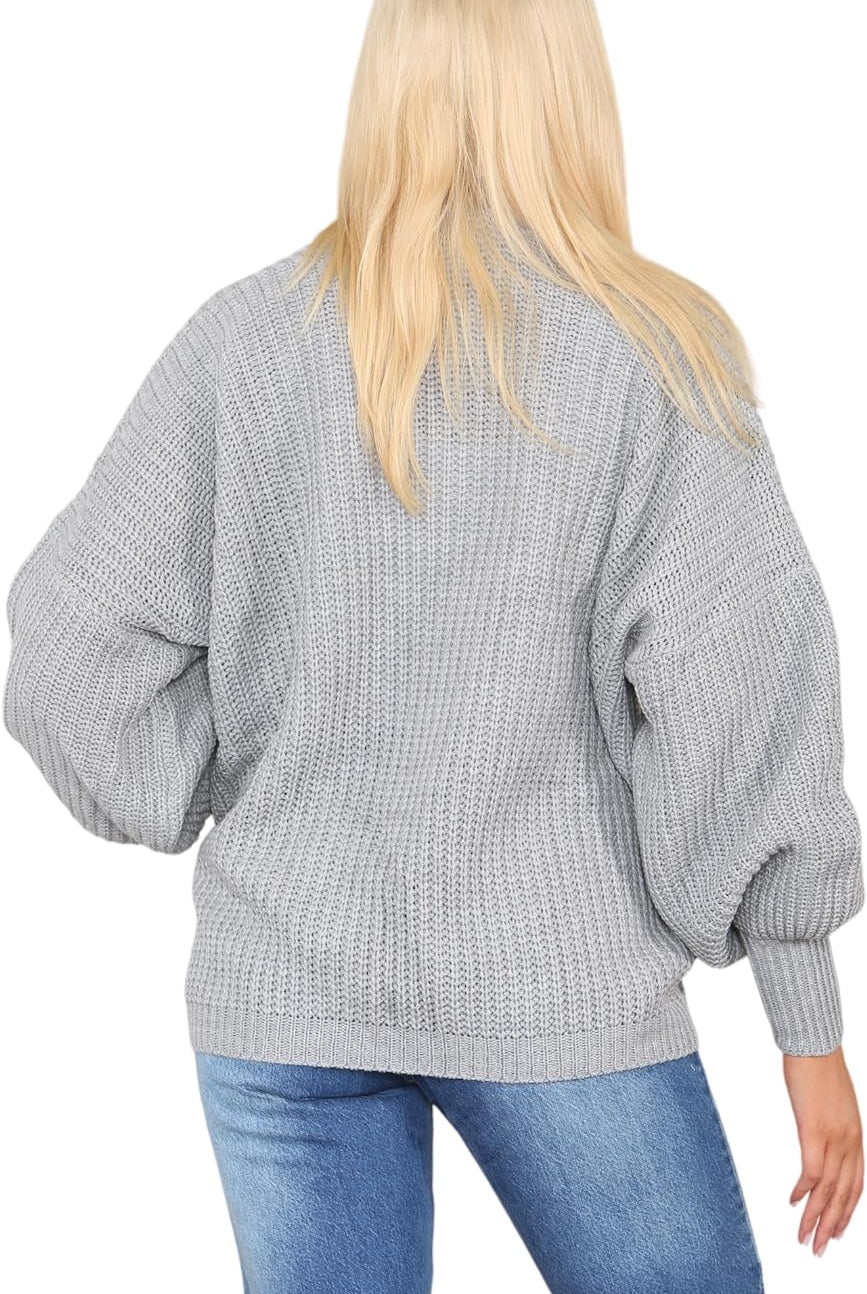 Short Balloon Sleeve Cardigan One Size (10-18) Apparel & Accessories WearAll