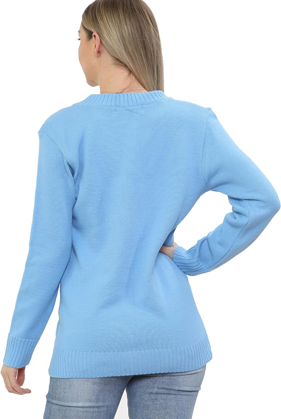 Women Knitted Plain Cardigan Knitted Cardigan WearAll