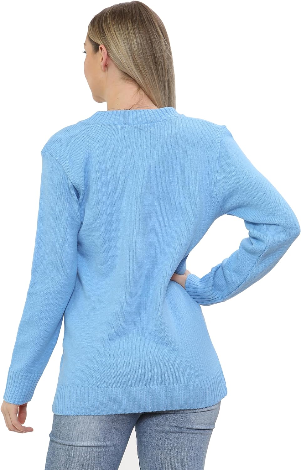 Women Knitted Plain Cardigan Knitted Cardigan WearAll