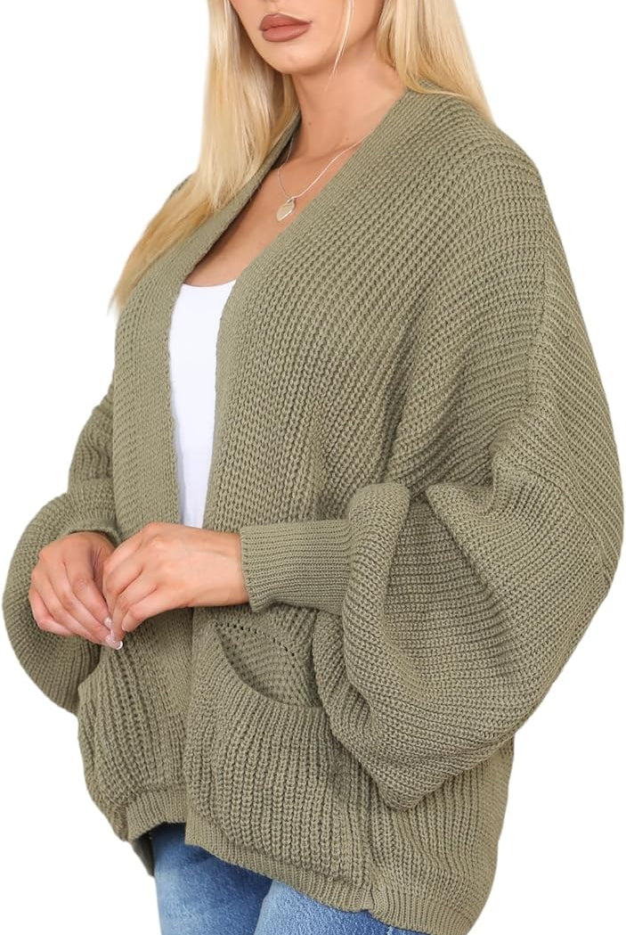 Short Balloon Sleeve Cardigan One Size (10-18) Apparel & Accessories WearAll