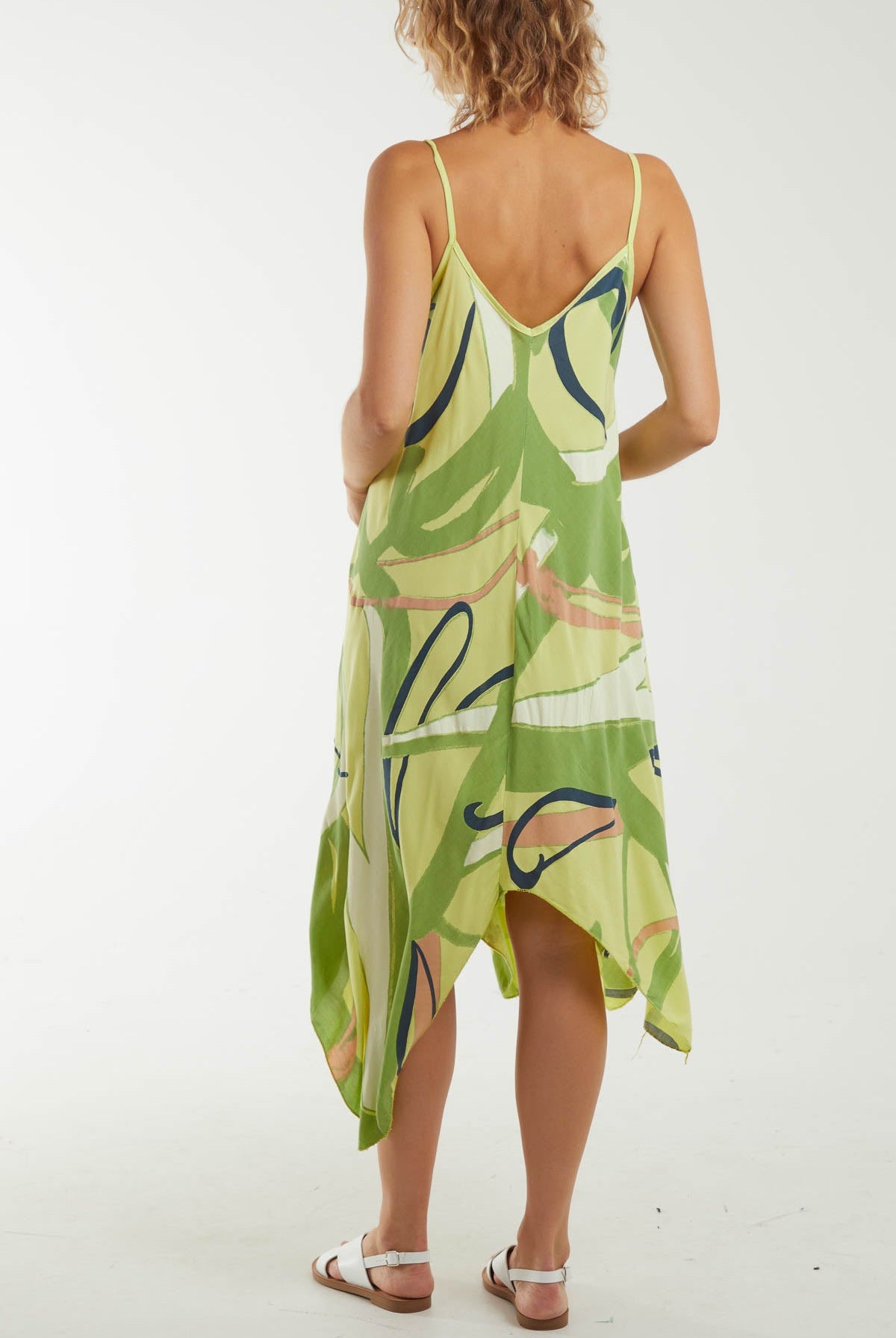 Abstract Cami Hanky Hem Dress Dresses WearAll