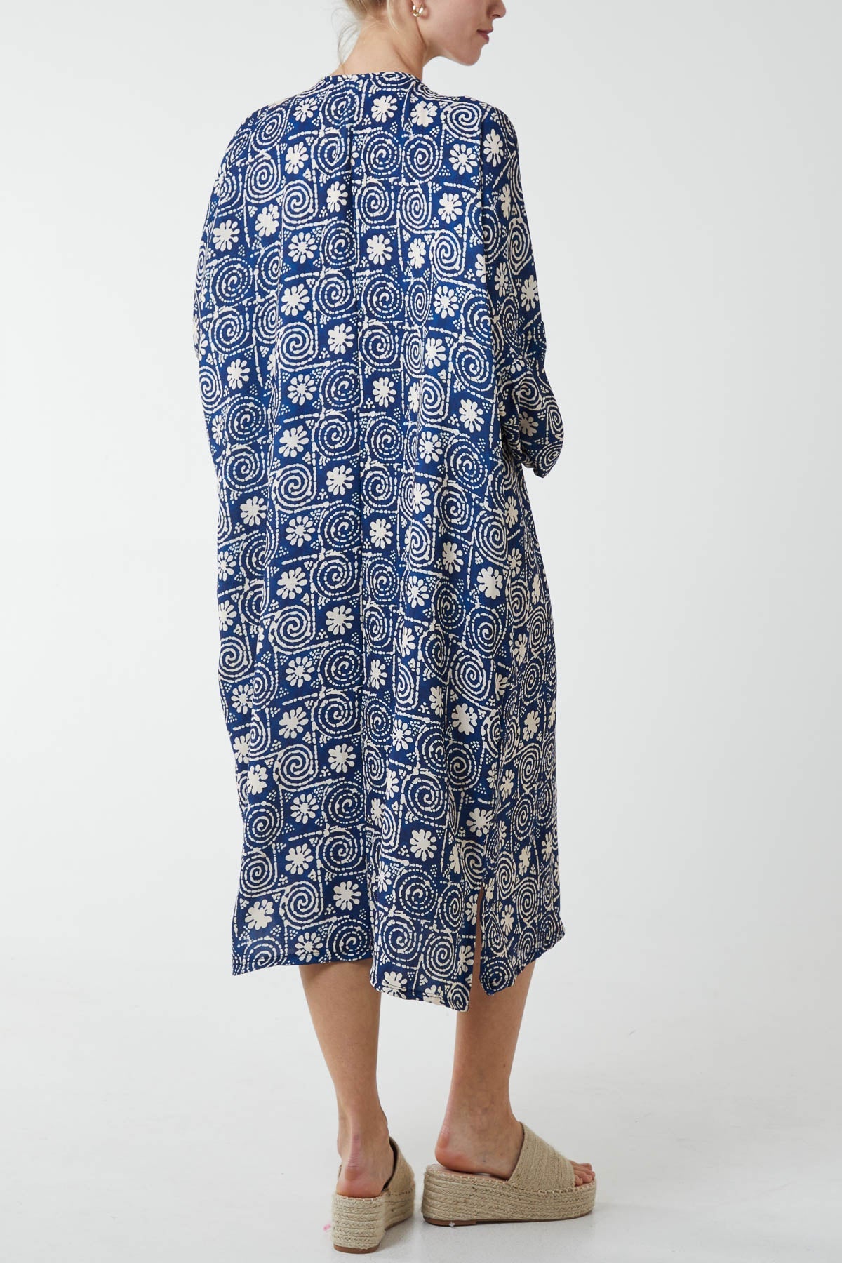 Mosaic Pattern Tunic Midi Dress DMF2 WearAll
