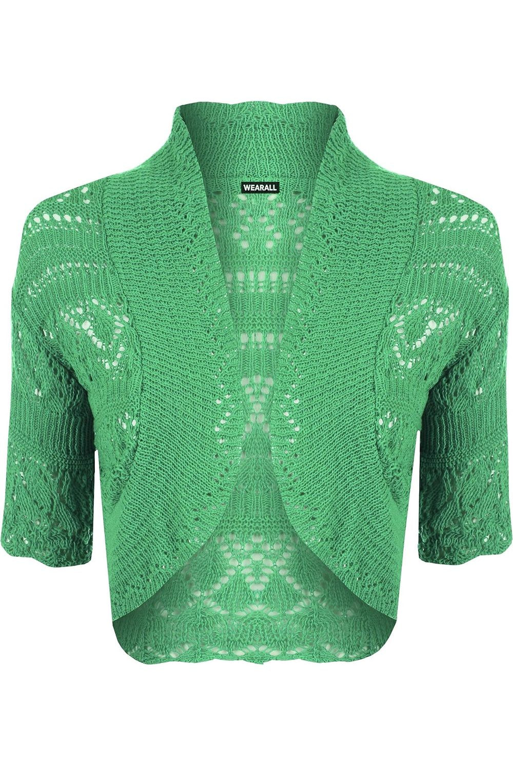 Knitted Crochet Bolero Shrug Apparel & Accessories WearAll