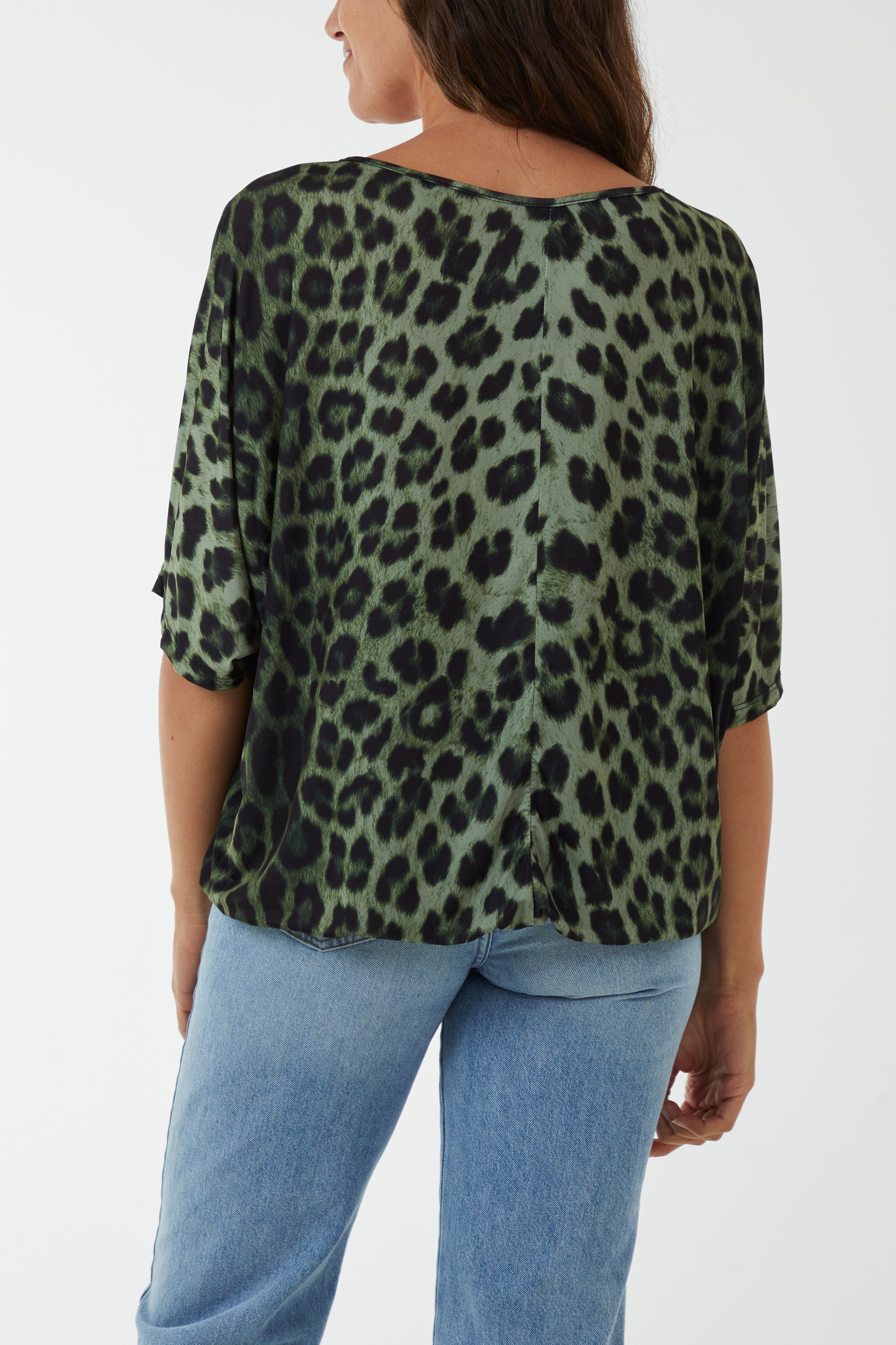 Short Sleeve Leopard Print Top T-shirts WearAll