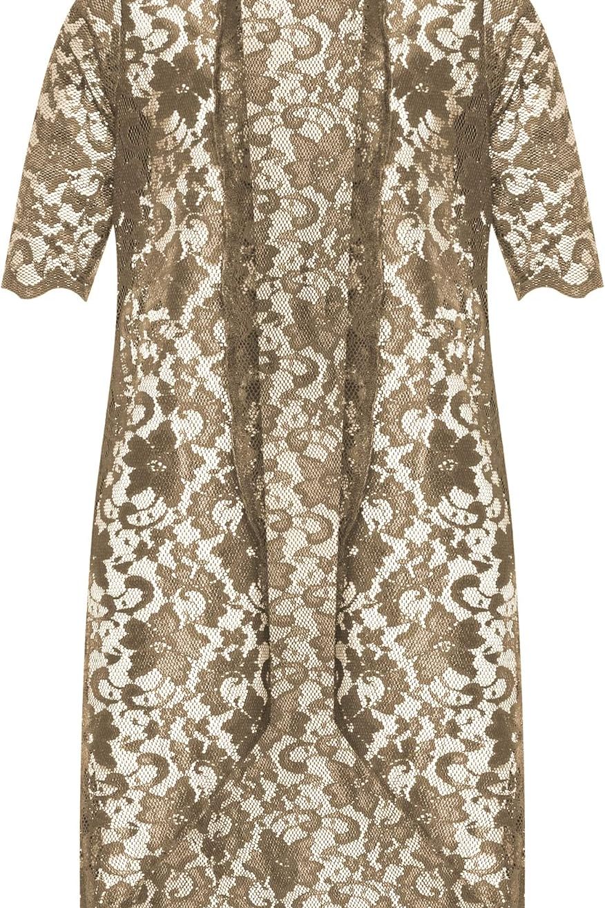 Floral Lace Open Medium Cardigan Maxi Cardigan WearAll