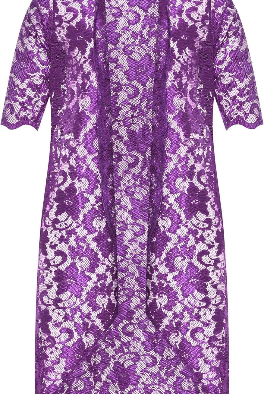 Floral Lace Open Medium Cardigan Maxi Cardigan WearAll