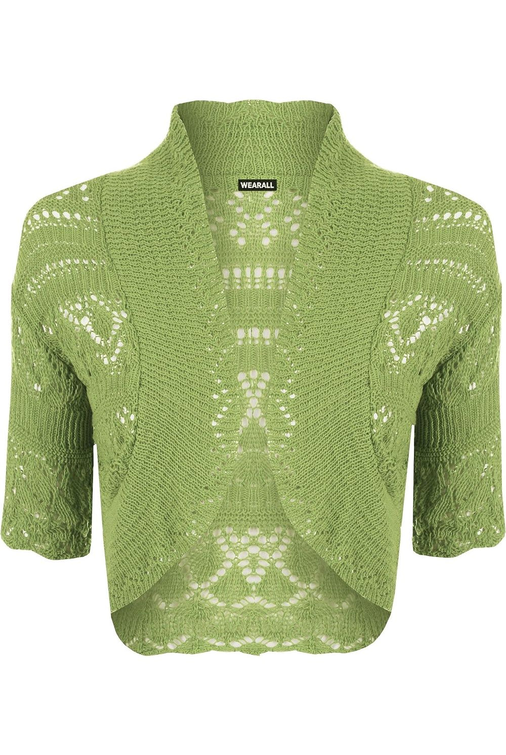 Knitted Crochet Bolero Shrug Apparel & Accessories WearAll