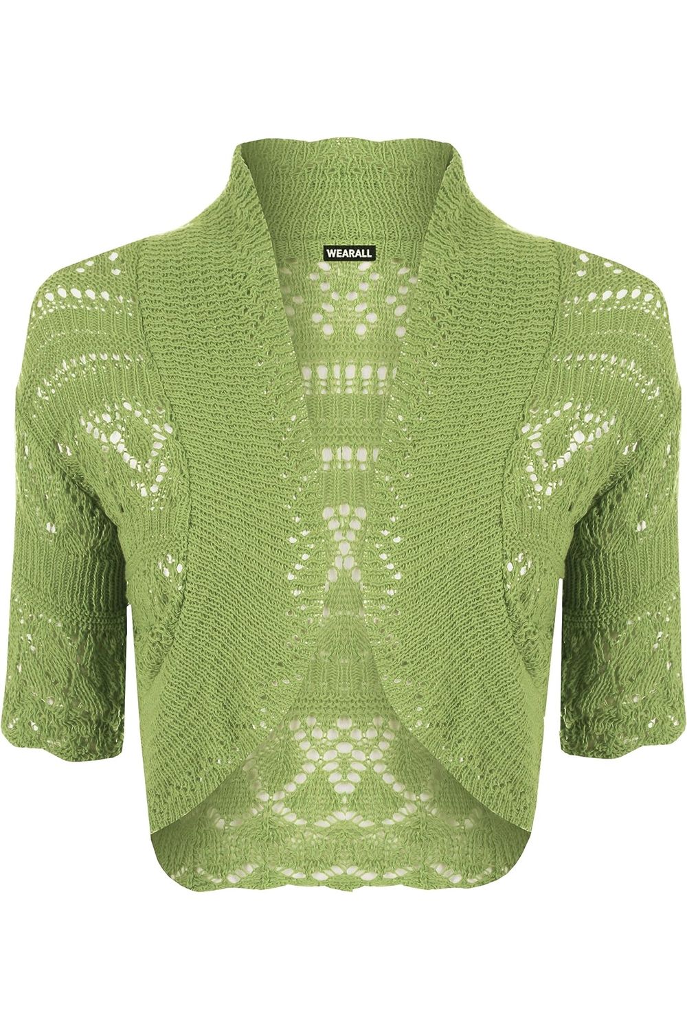 Knitted Crochet Bolero Shrug Apparel & Accessories WearAll