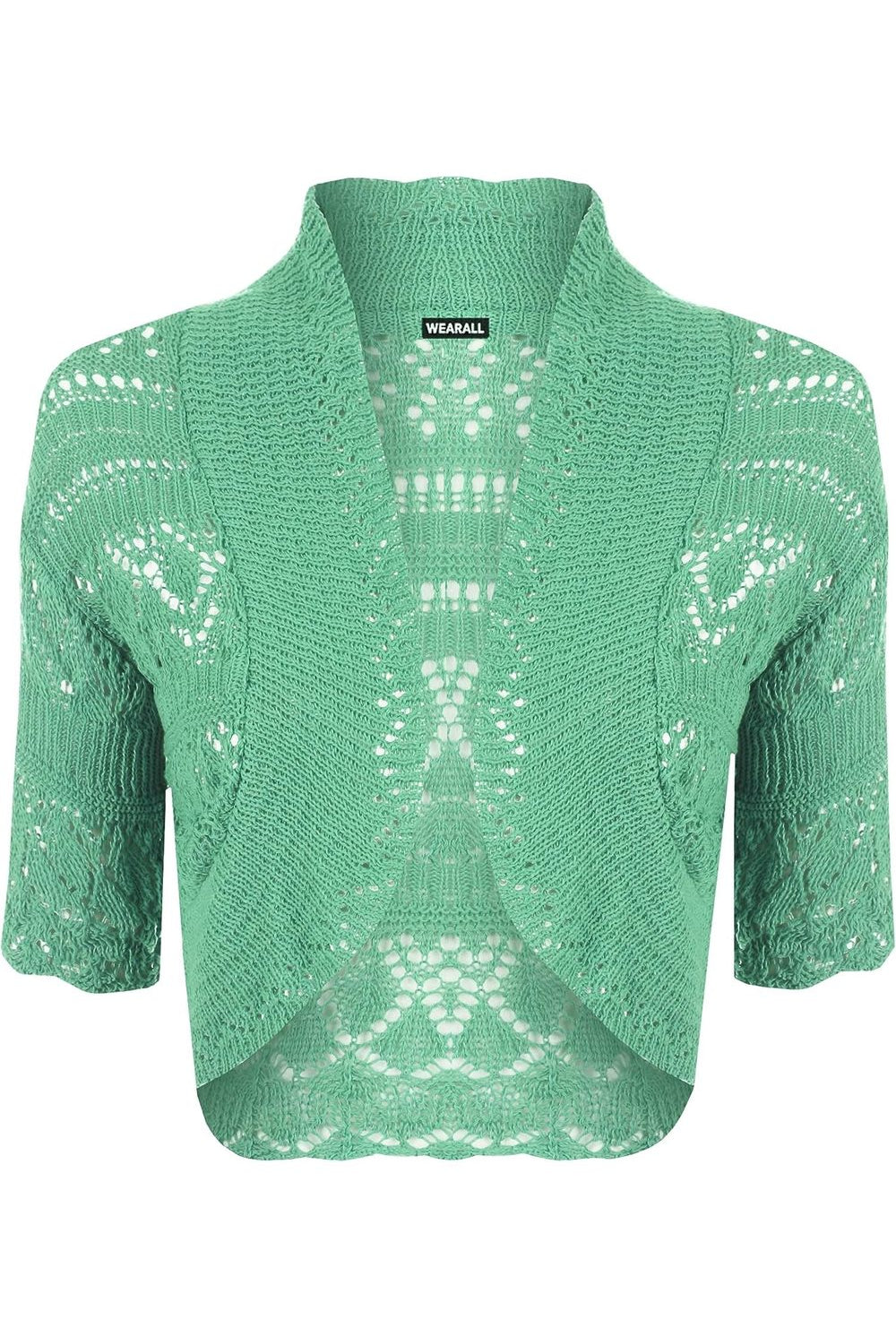 Knitted Crochet Bolero Shrug Apparel & Accessories WearAll