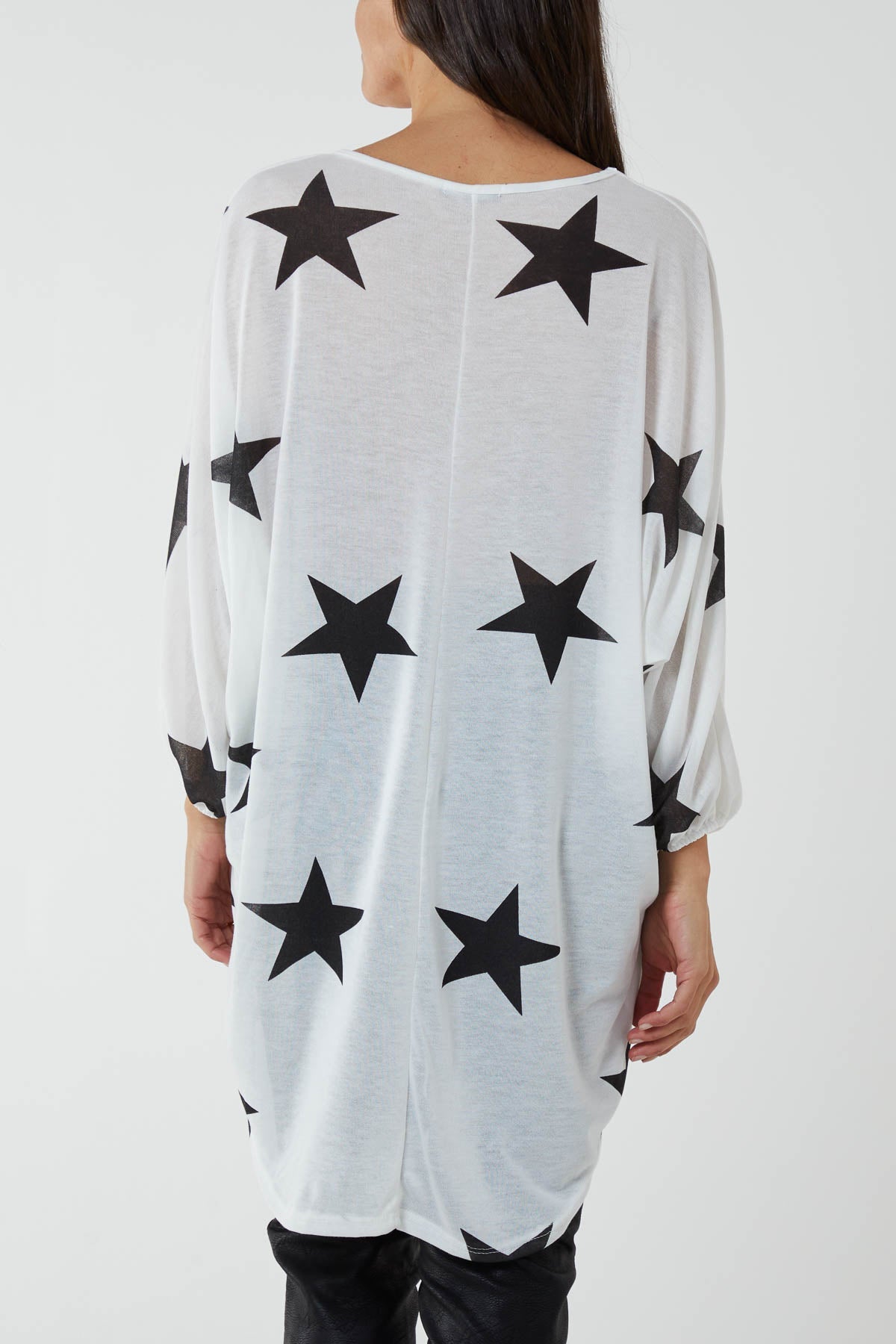 Dip Hem Asymmetric Star Top TOPMF2 WearAll