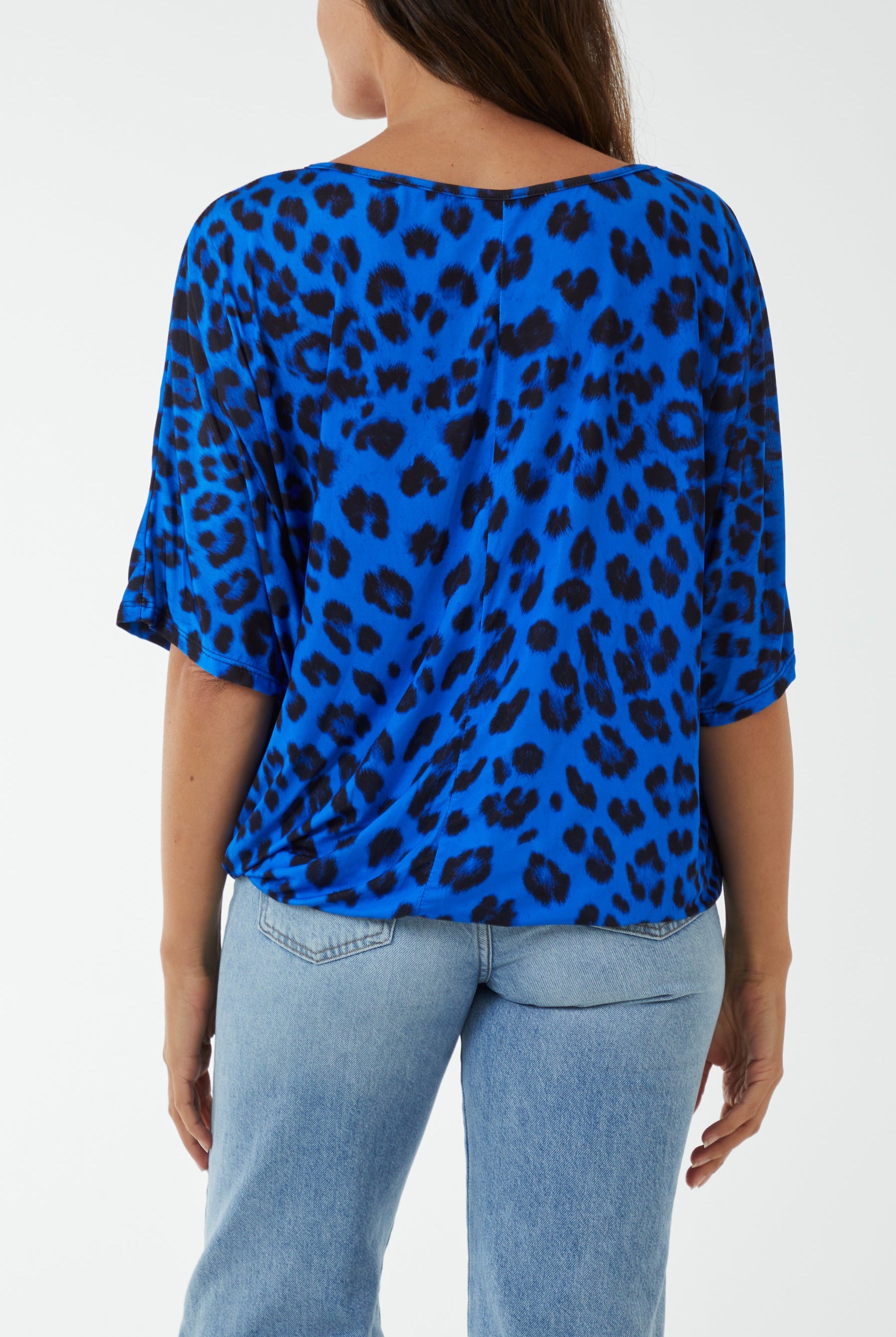 Short Sleeve Leopard Print Top T-shirts WearAll