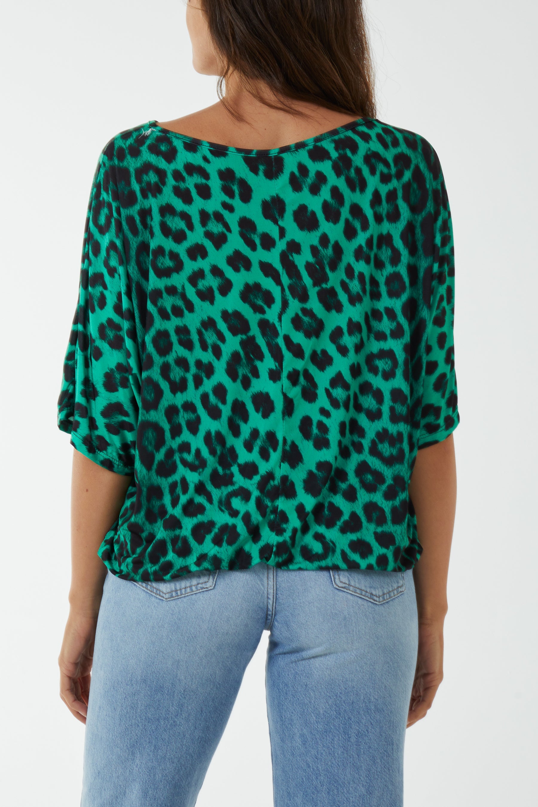 Short Sleeve Leopard Print Top T-shirts WearAll
