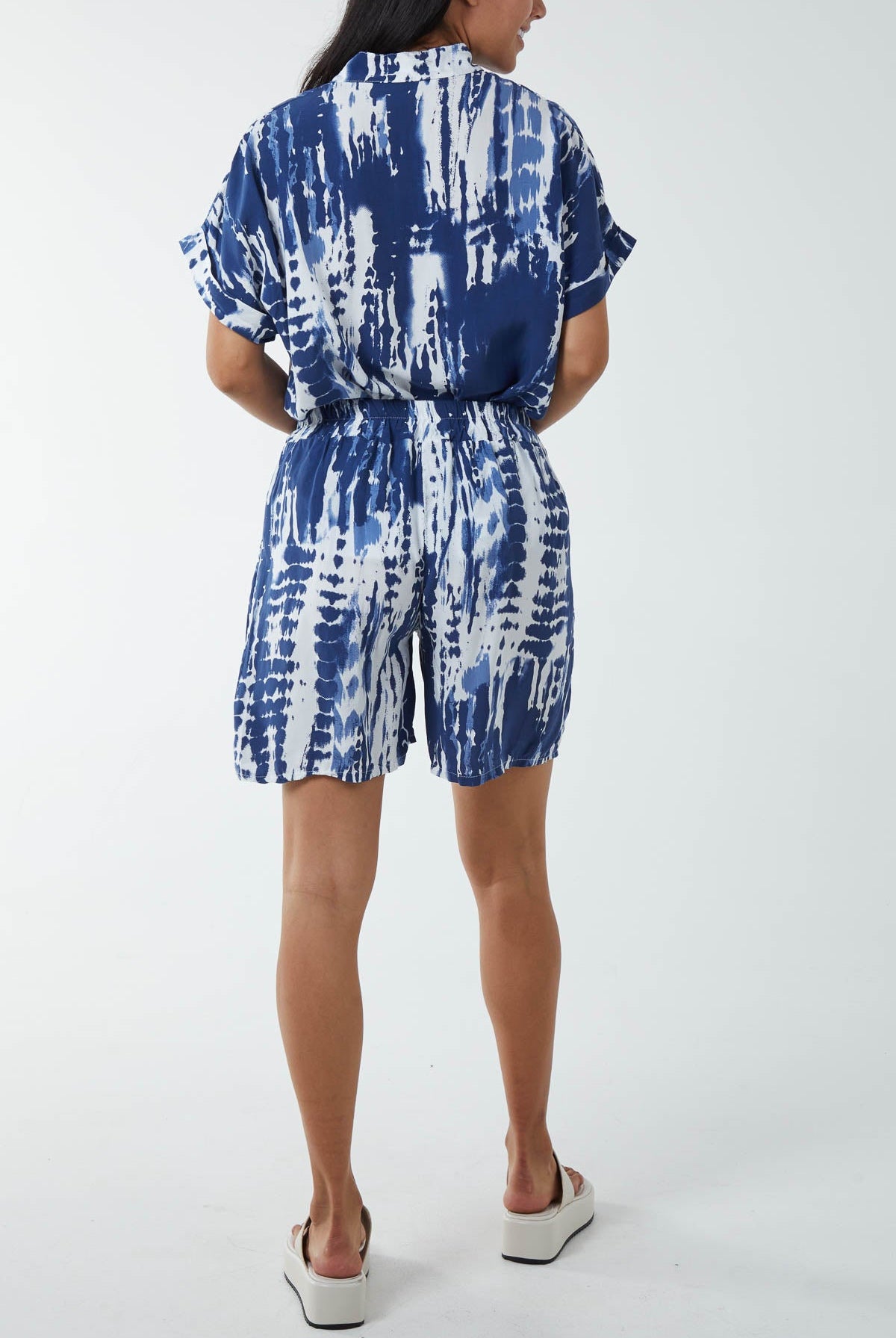 Tie Dye Co-Ord Set with Shorts Co-Ords WearAll