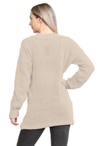 Plus Size Cable Knitted Button Cardigan Knitted Cardigan WearAll