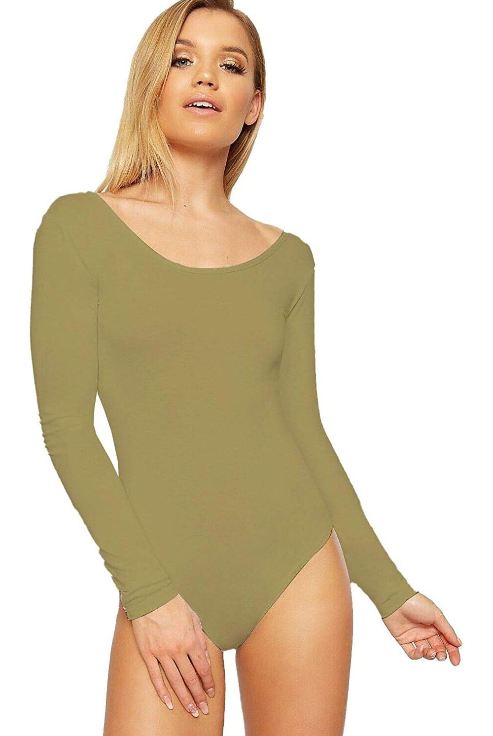 Annabelle Plain Long Sleeve Bodysuits Bodysuit WearAll