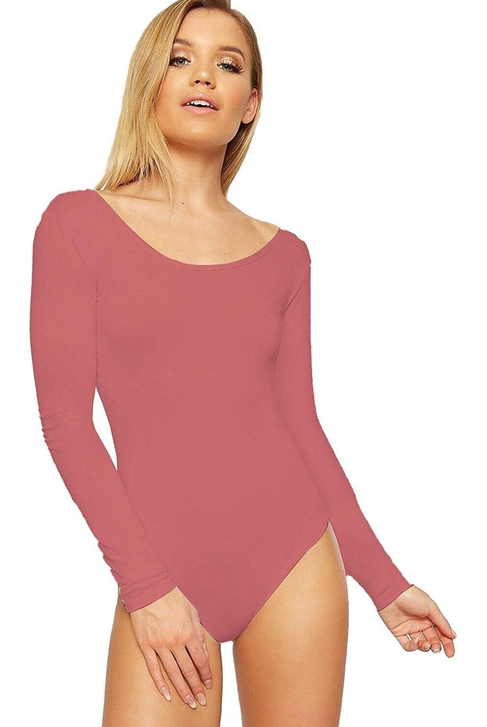 Annabelle Plain Long Sleeve Bodysuits Bodysuit WearAll