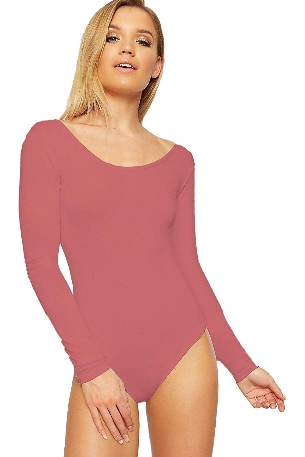 Annabelle Plain Long Sleeve Bodysuits Bodysuit WearAll