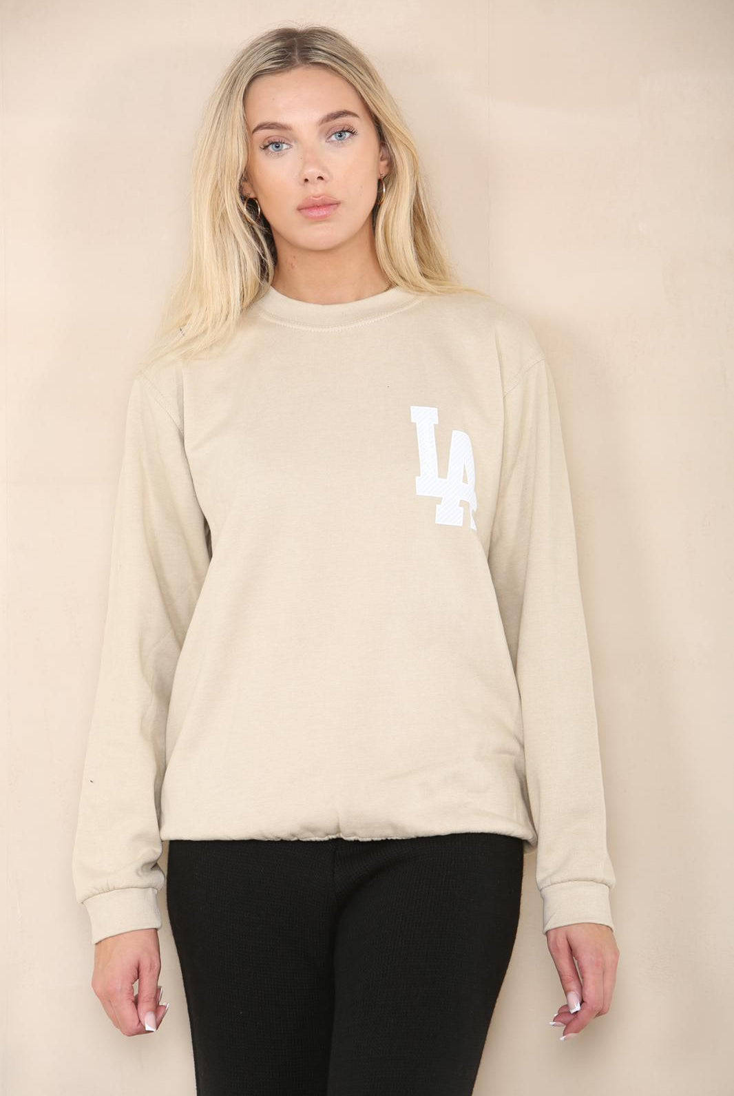 LA California Sweatshirt Sweatshirt WearAll Beige 8-16