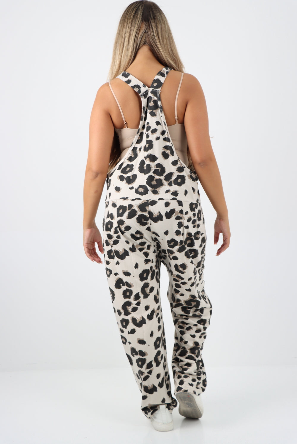 Dungaree Leopard Print Jersey Jumpsuits Dungarees WearAll
