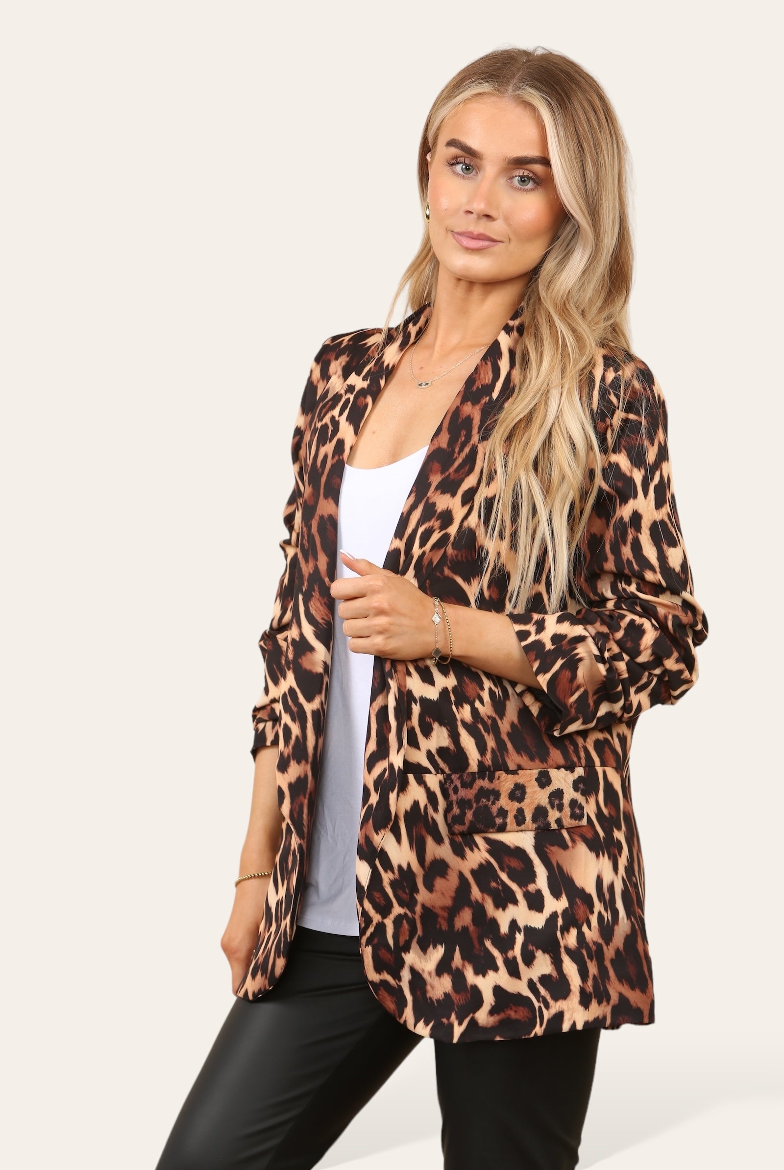 Blazer Leopard Print Jacket Jackets & Coat WearAll