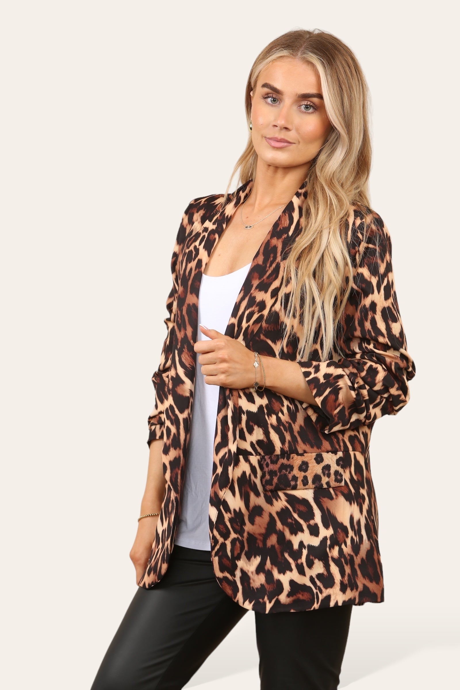 Blazer Leopard Print Jacket Jackets & Coat WearAll