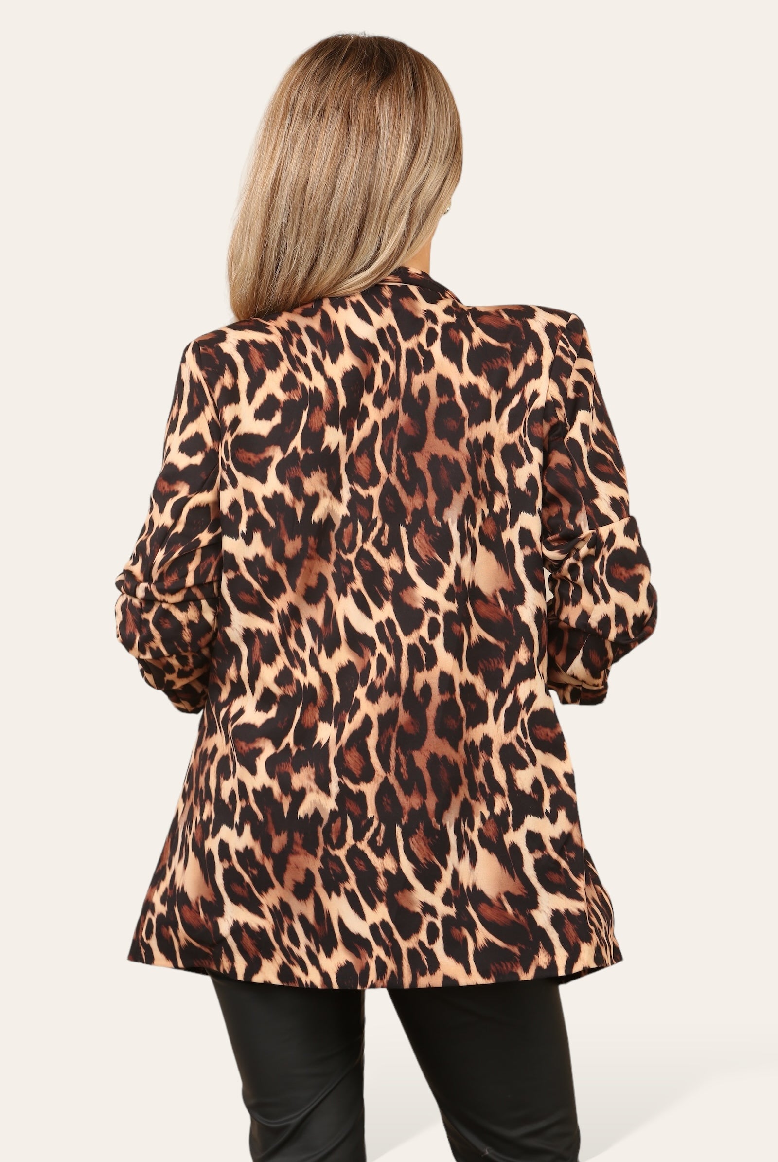 Blazer Leopard Print Jacket Jackets & Coat WearAll