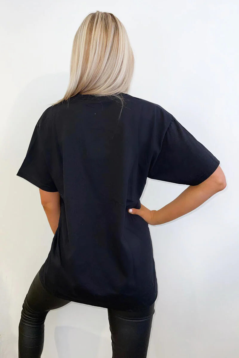 Love Black T-Shirt WearAll