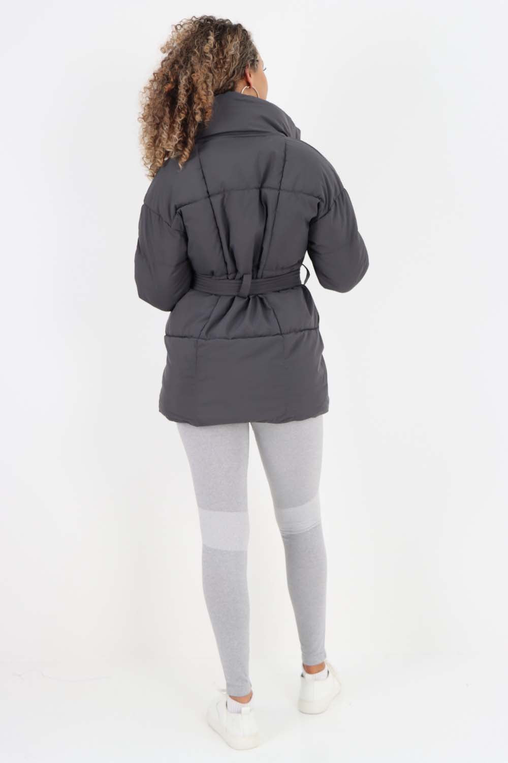 Italian Belted Hooded Jacket Coat Jackets & Coat WearAll