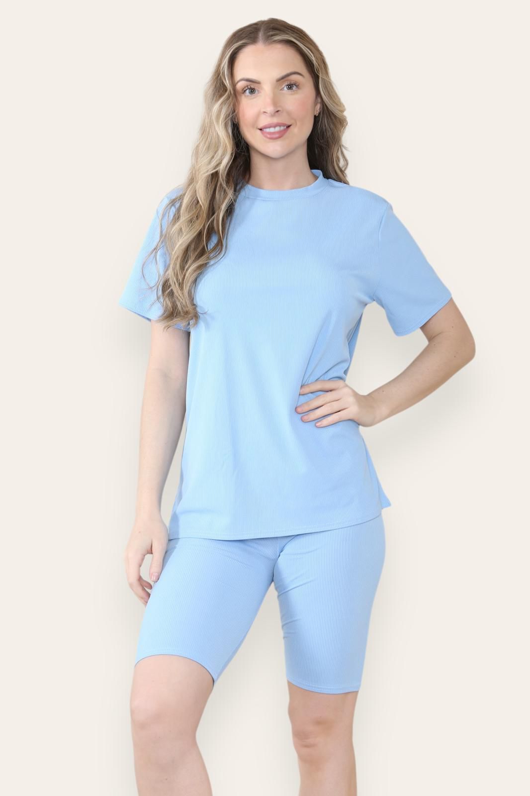 Ribbed Cycling Sorts Set Shorts WearAll