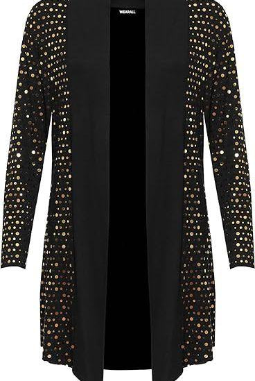 Polka Dot Foil Cardigan cardigan WearAll