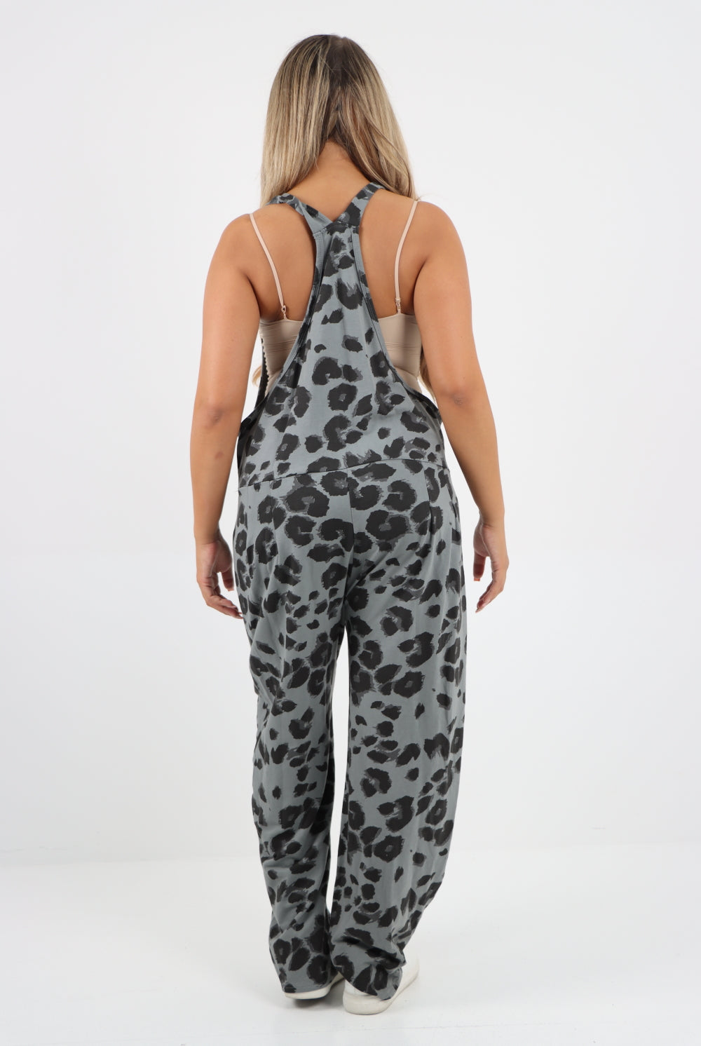 Dungaree Leopard Print Jersey Jumpsuits Dungarees WearAll