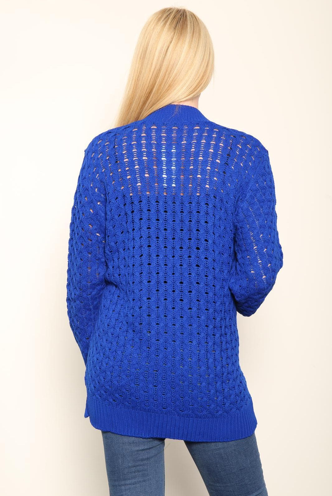 Cable Knitted Open Pocket Cardigan Knitted Cardigan WearAll