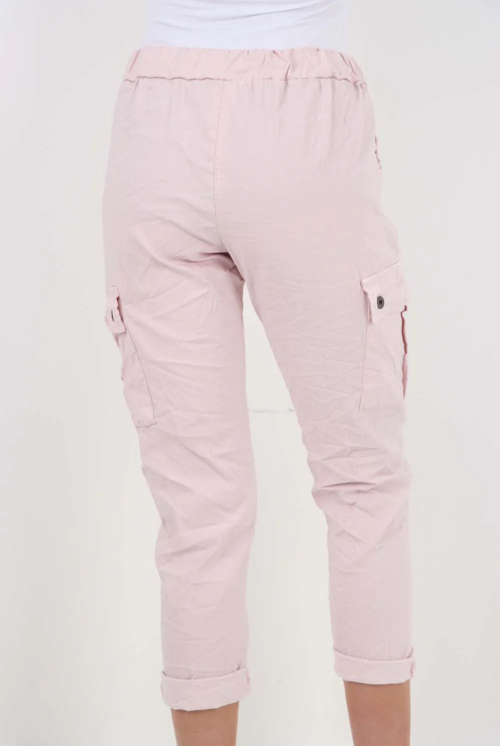 Italian Drawstring Waistband Magic Cargo Trouser Trouser WearAll