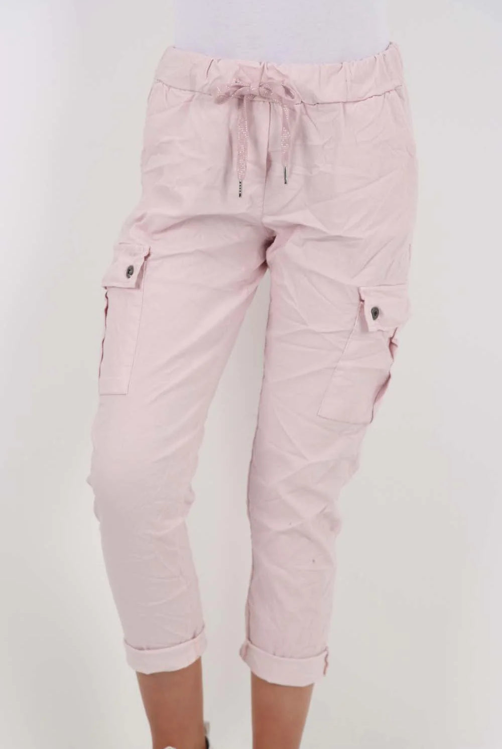 Italian Drawstring Waistband Magic Cargo Trouser Trouser WearAll