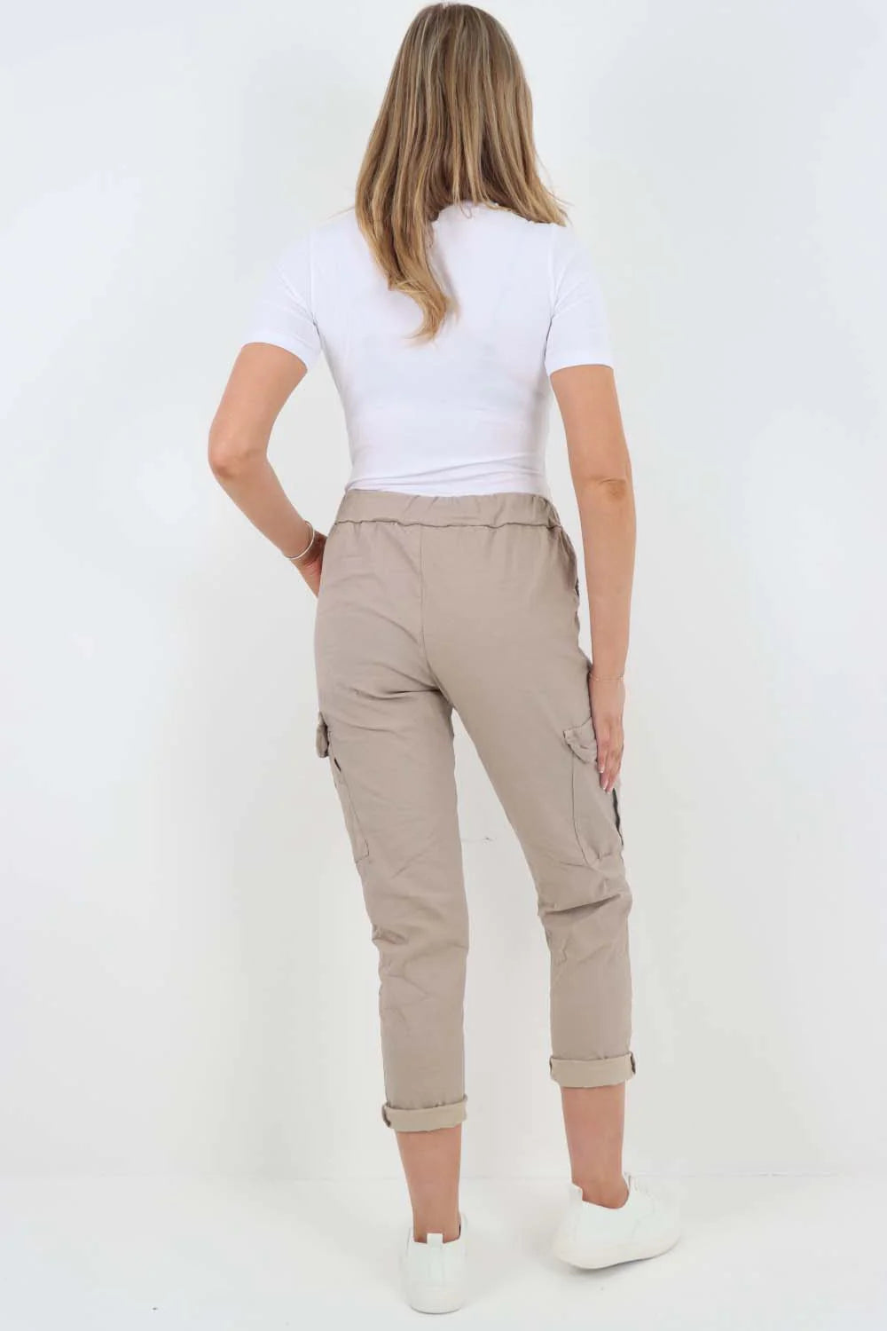 Italian Drawstring Waistband Magic Cargo Trouser Trouser WearAll